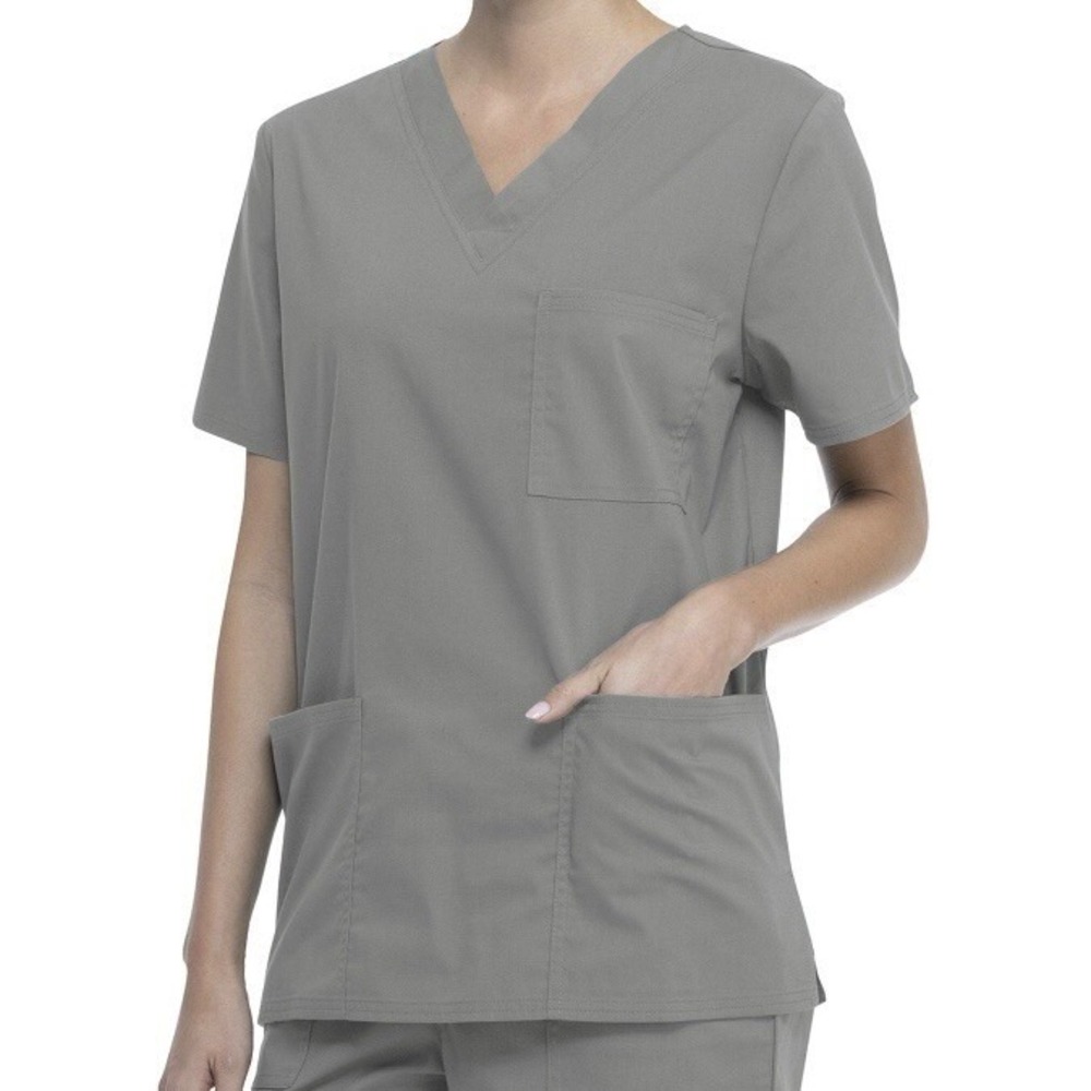 Scrubstar Core Essentials Unisex V Neck Scrub Top XL New with Tags Gray Durable